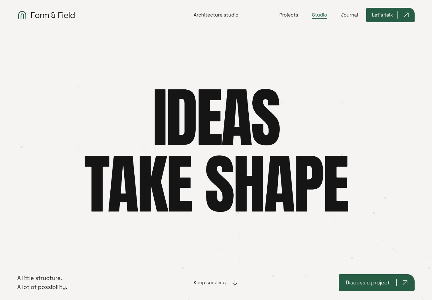 Form & Field — original project artwork and design preview