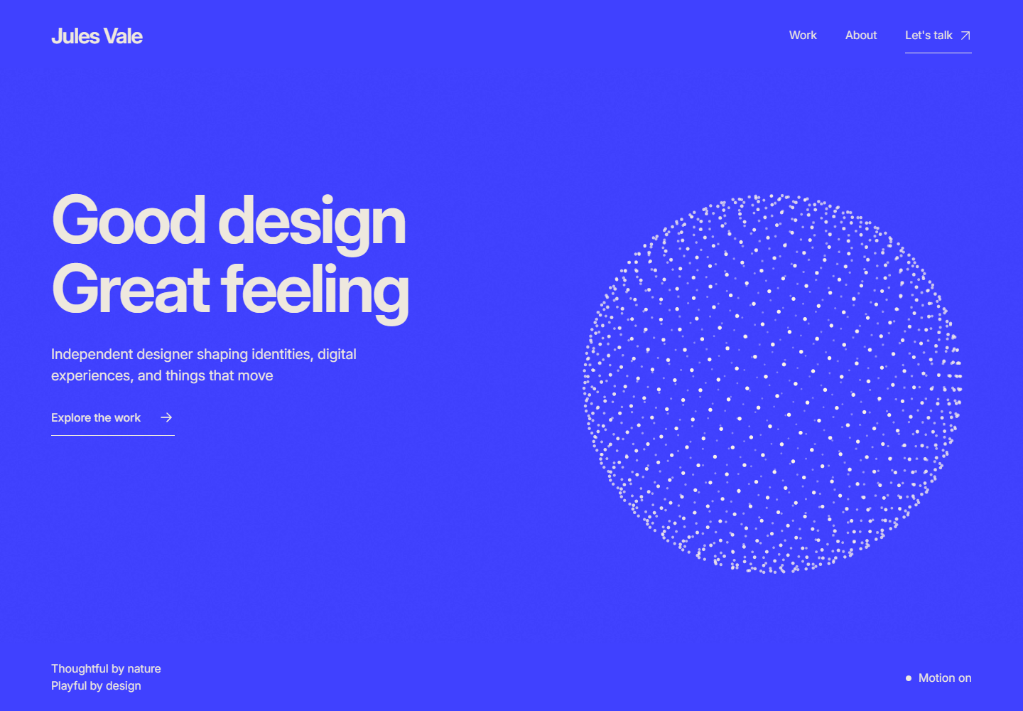 Jules Vale — original project artwork and design preview