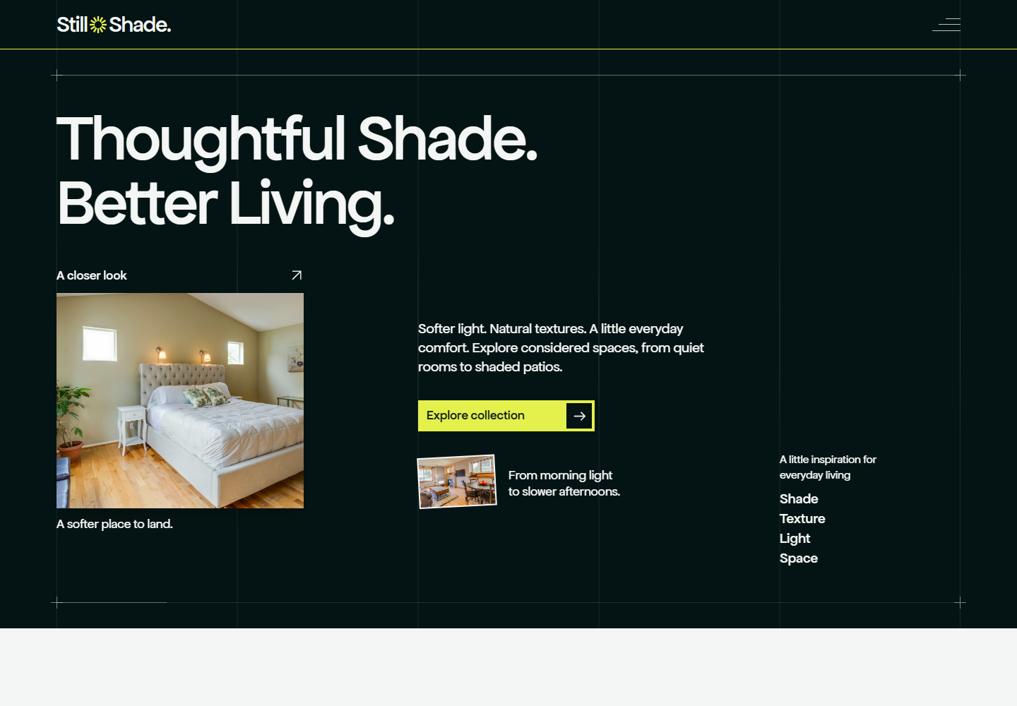 Still Shade — original project artwork and design preview