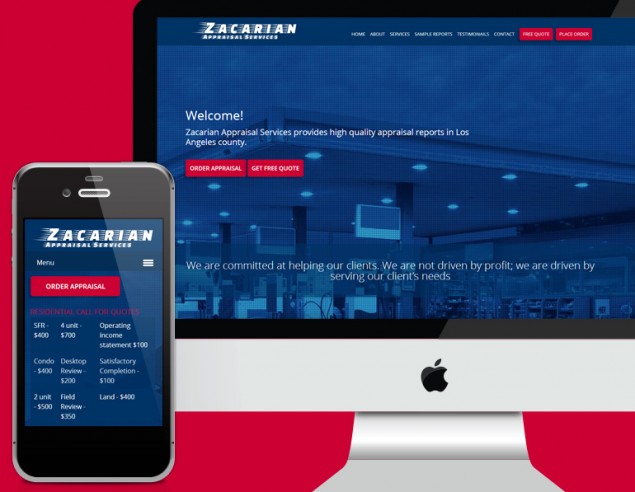 Zacarian Appraisal Services new website