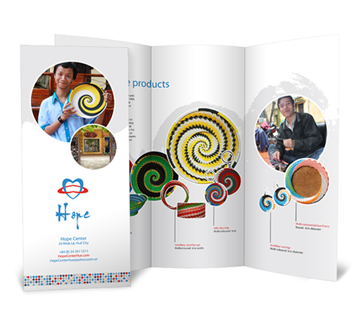 Graphic design for Hope Center’s brochure