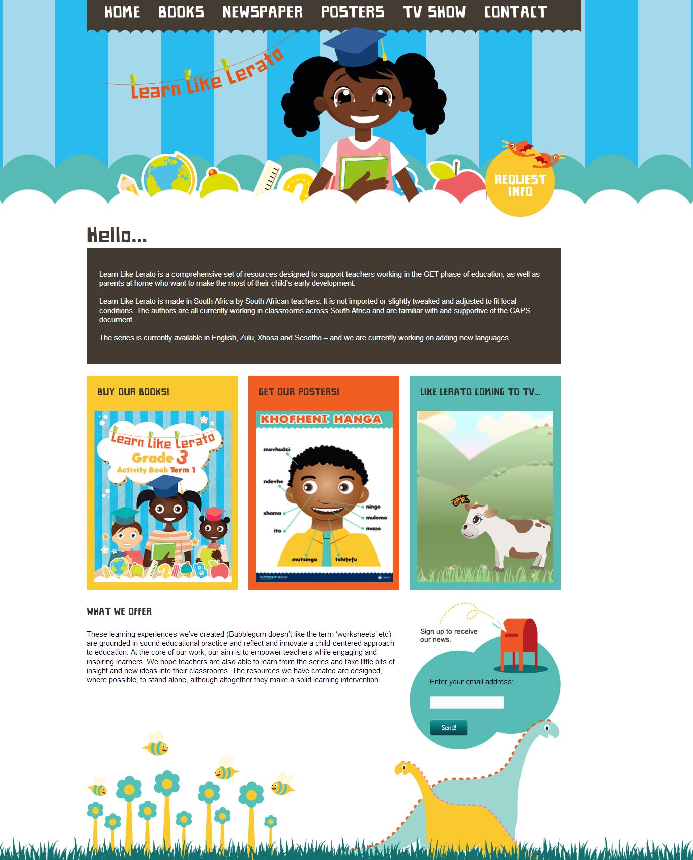 Learn Like Lerato – Web Design for Education